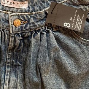 Denim-co Women's pleated Denim Skirt